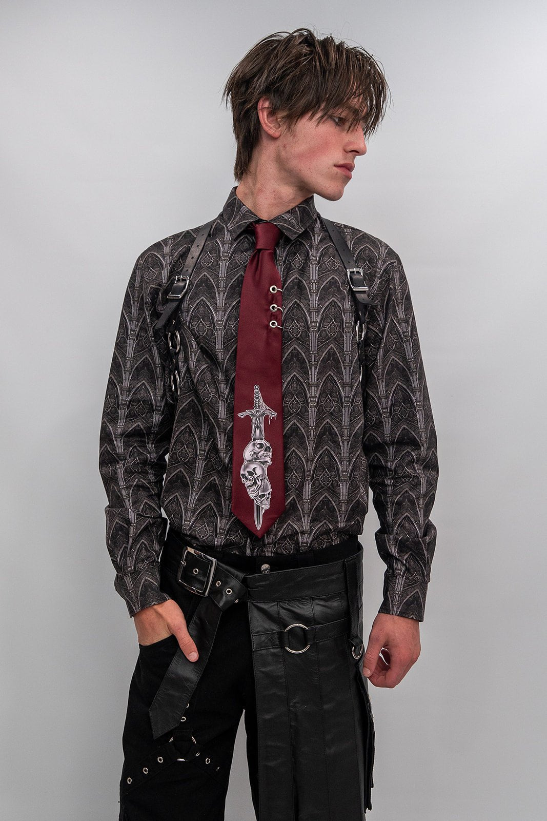 Cathedral Men's Dress Shirt - Angel's House of Design Co.