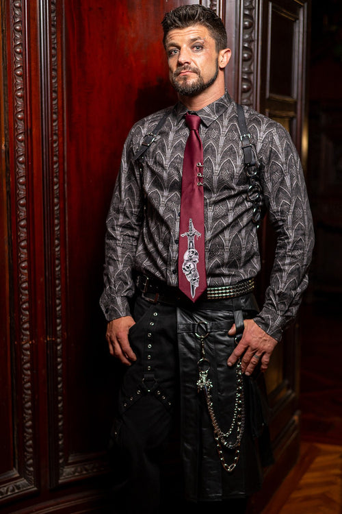 Cathedral Men's Dress Shirt - Angel's House of Design Co.