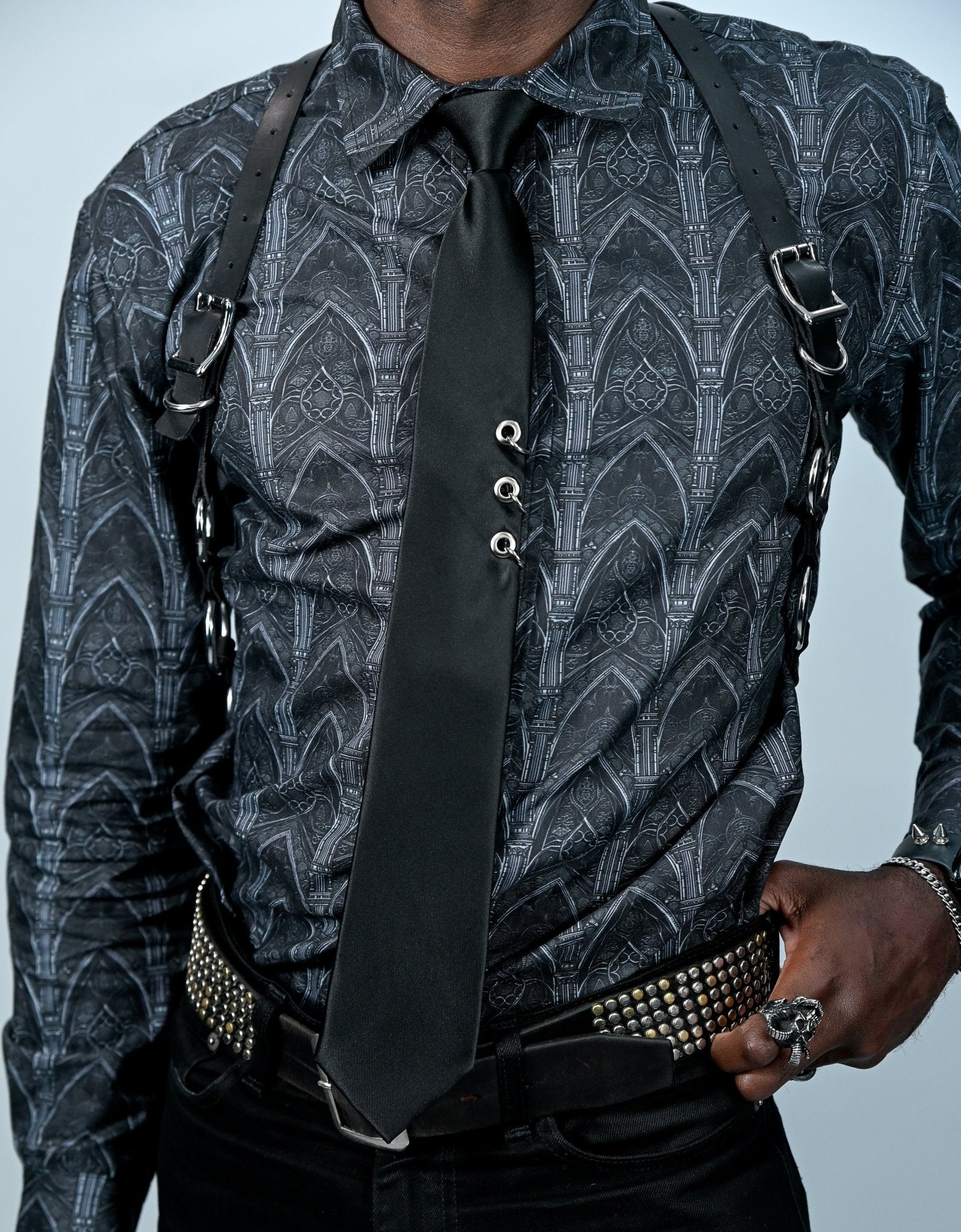 Cathedral Men's Dress Shirt - Angel's House of Design Co.