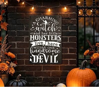 Charming Witch Sign - Angel's House of Design Co.