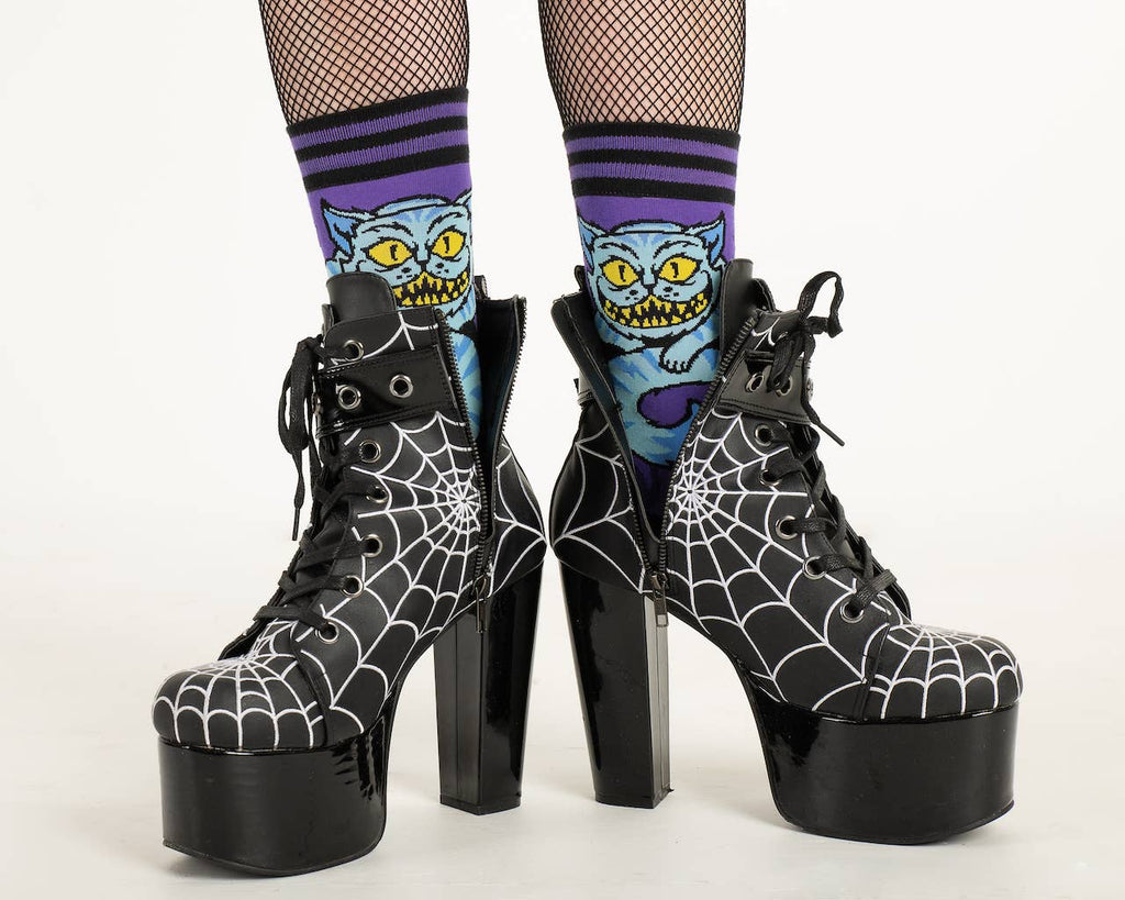 Cheshire Cat Socks - Angel's House of Design Co.