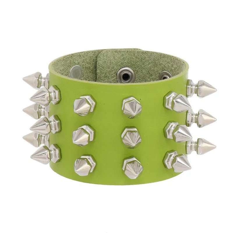Colored Spike Cuff Bracelets - Angel's House of Design Co.