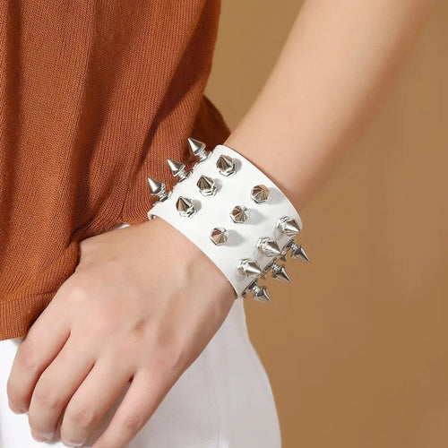 Colored Spike Cuff Bracelets - Angel's House of Design Co.