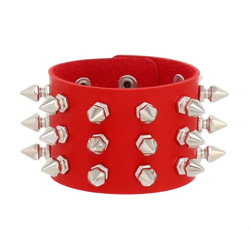 Colored Spike Cuff Bracelets - Angel's House of Design Co.