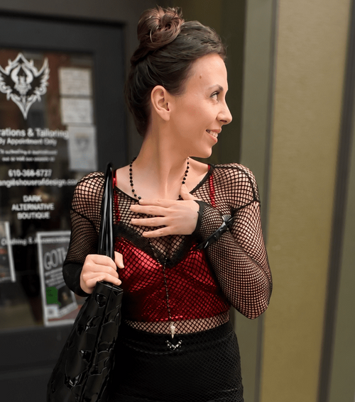 Corporate Goth Pencil Skirt - Angel's House of Design Co.