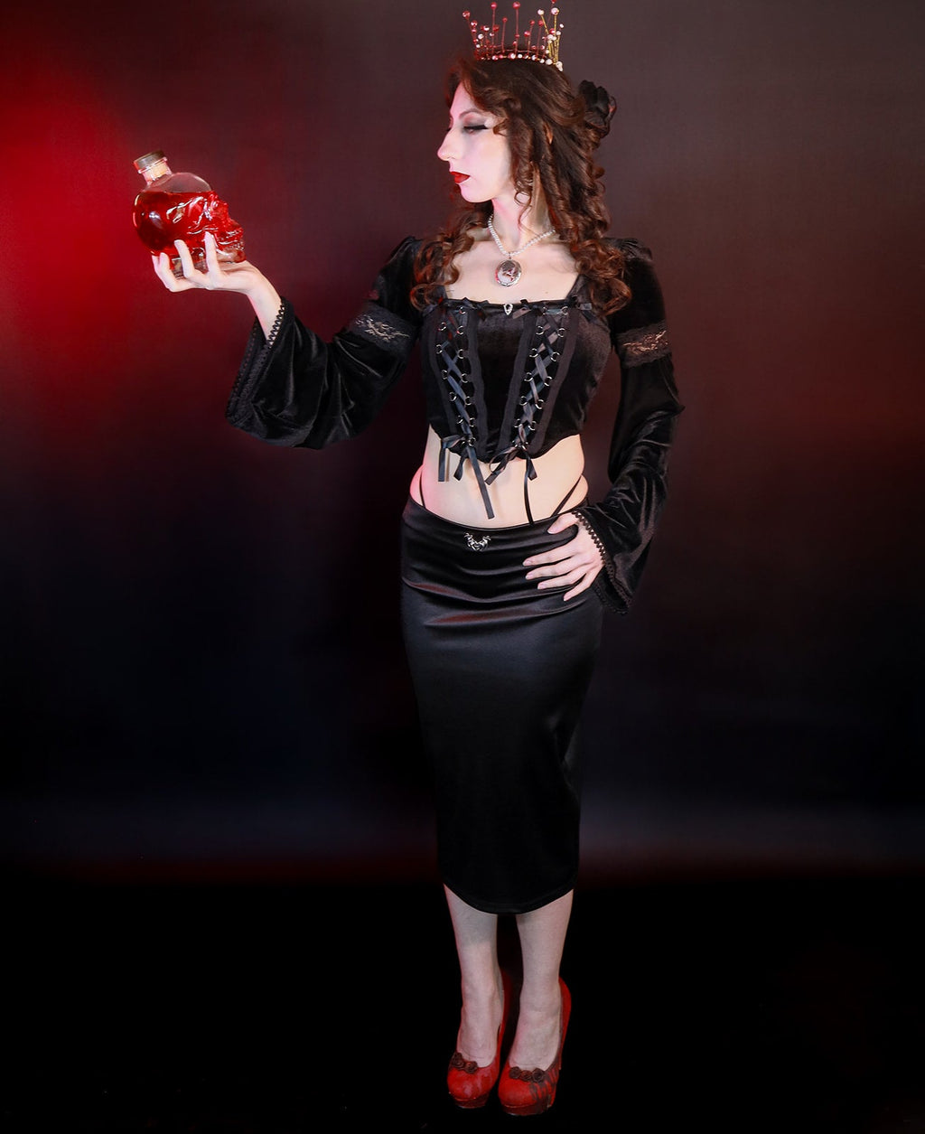 Corporate Goth Pencil Skirt - Angel's House of Design Co.