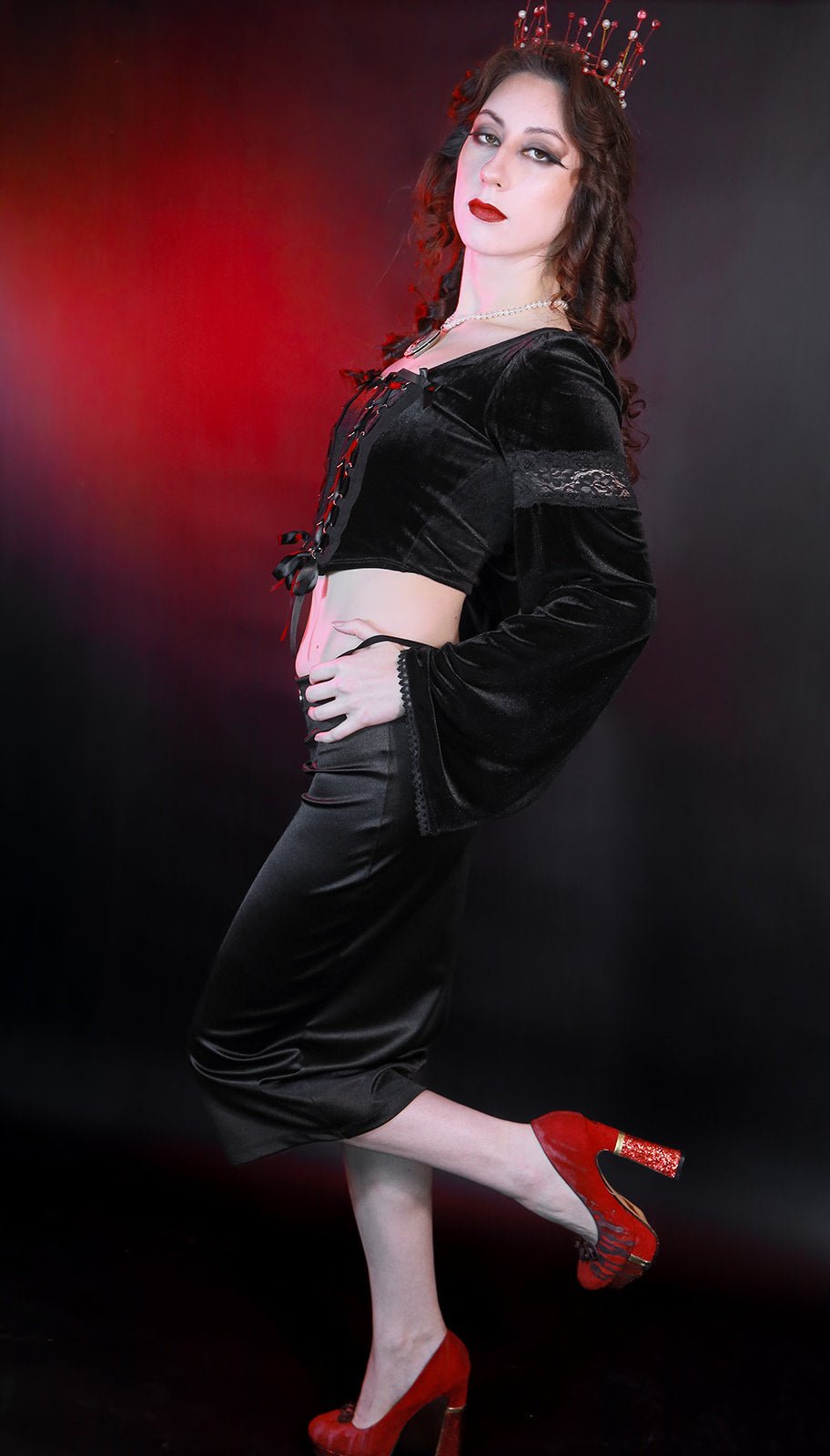 Corporate Goth Pencil Skirt - Angel's House of Design Co.