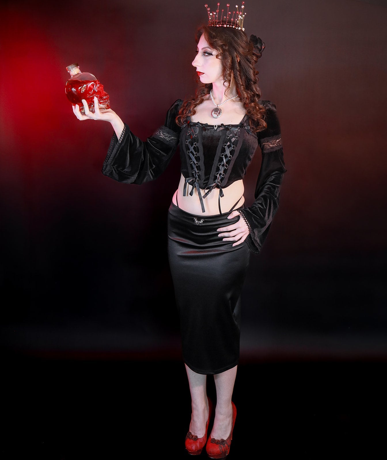 Corporate Goth Pencil Skirt - Angel's House of Design Co.