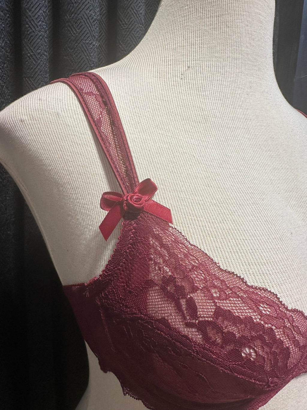 Crimson Killer Bra & Panty Set - Angel's House of Design Co.