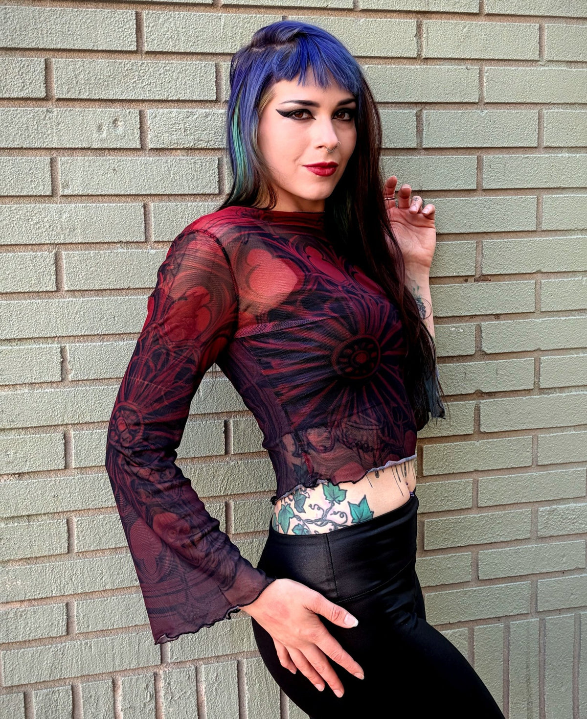 Crimson Reliquary Top - Angel's House of Design Co.