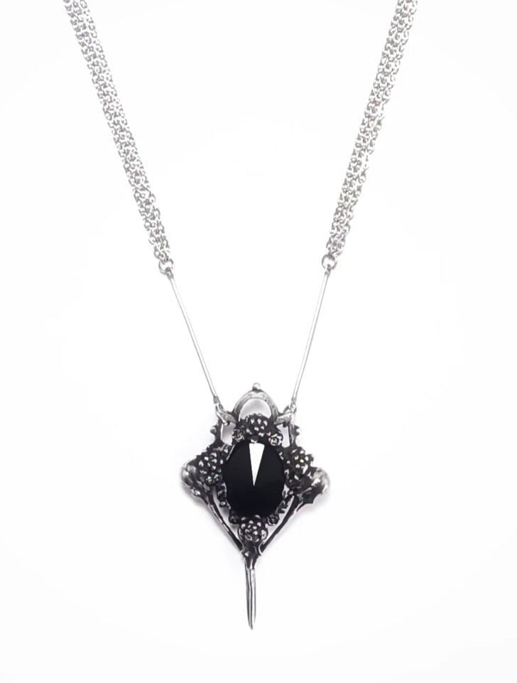 Crystal Hummingbirds Necklace - Angel's House of Design Co.