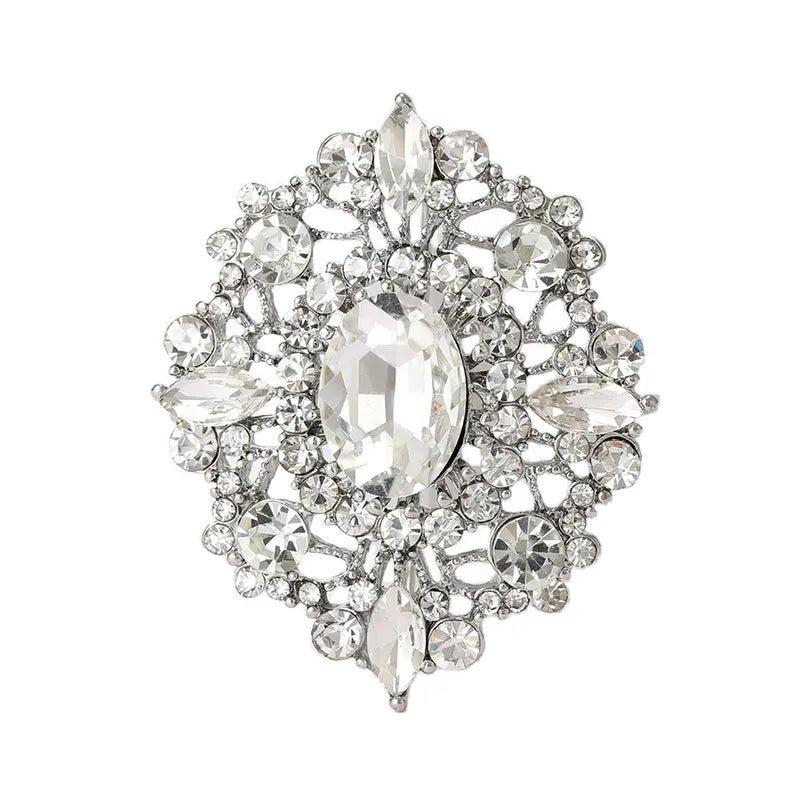 Crystal Vintage Brooch/Pin - Angel's House of Design Co.