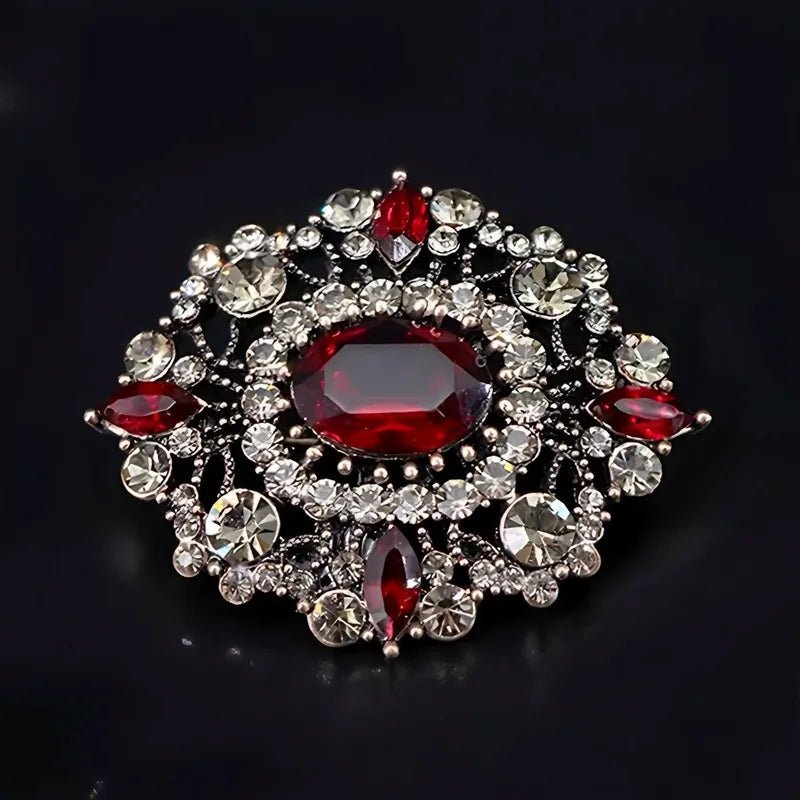 Crystal Vintage Brooch/Pin - Angel's House of Design Co.