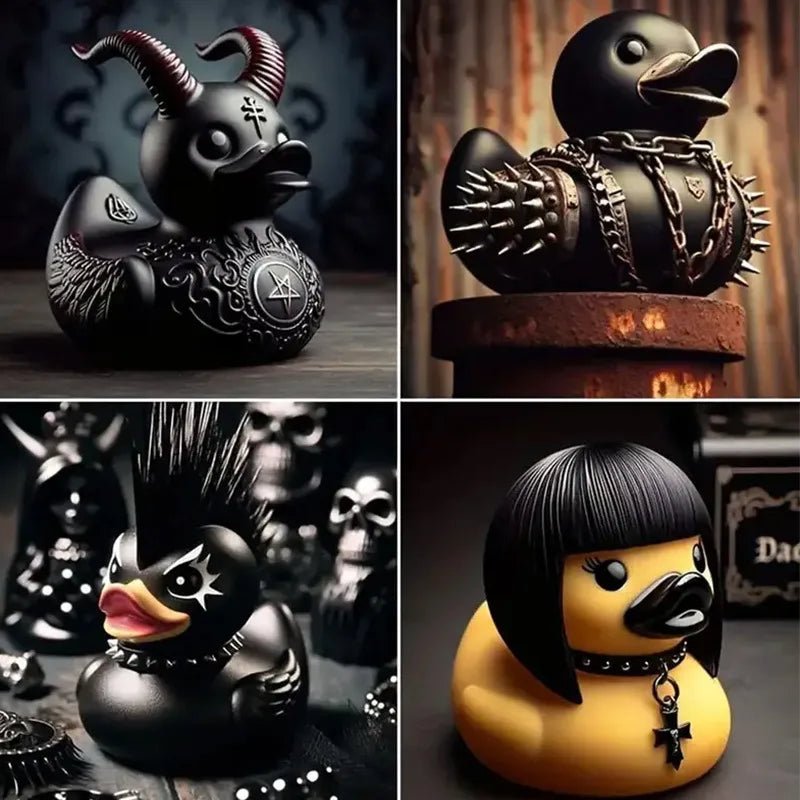 Cute Duck Synthetic Resin Statue - Angel's House of Design Co.