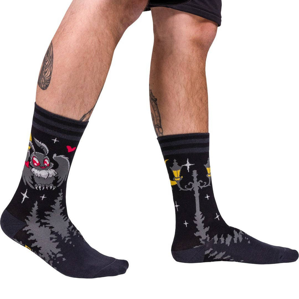 Cute Mothman Crew Socks - Angel's House of Design Co.