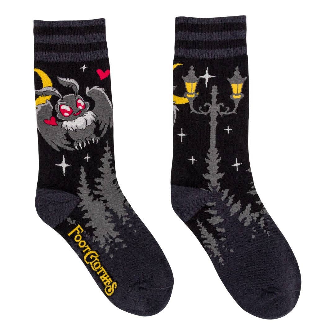 Cute Mothman Crew Socks - Angel's House of Design Co.