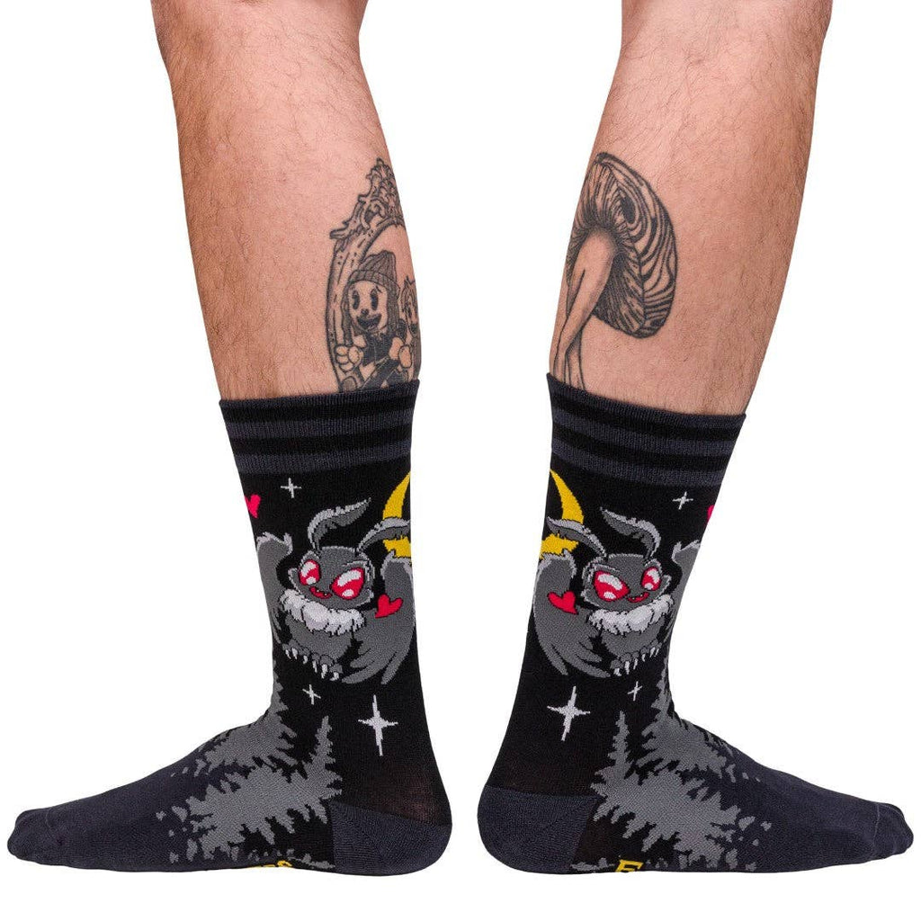 Cute Mothman Crew Socks - Angel's House of Design Co.