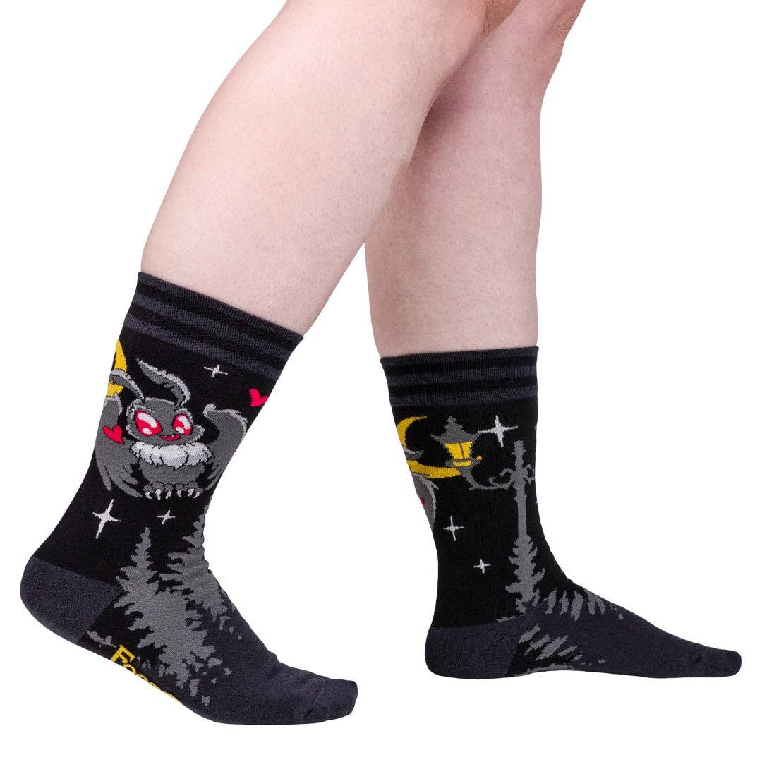 Cute Mothman Crew Socks - Angel's House of Design Co.