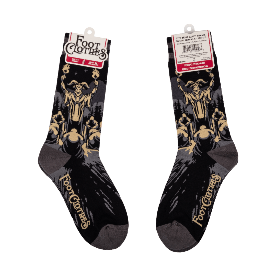 Dance of the Sabbath Crew Socks - Angel's House of Design Co.