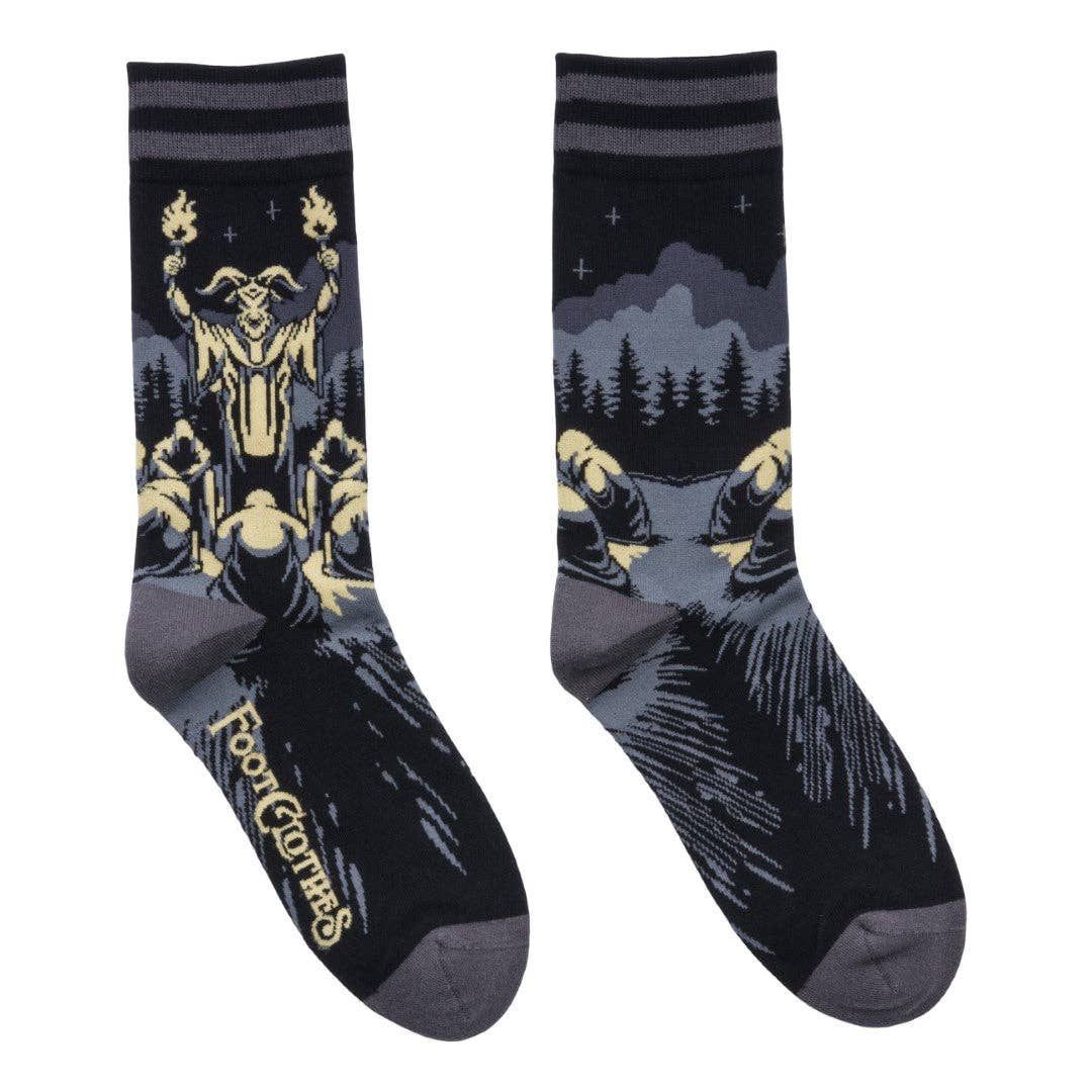 Dance of the Sabbath Crew Socks - Angel's House of Design Co.