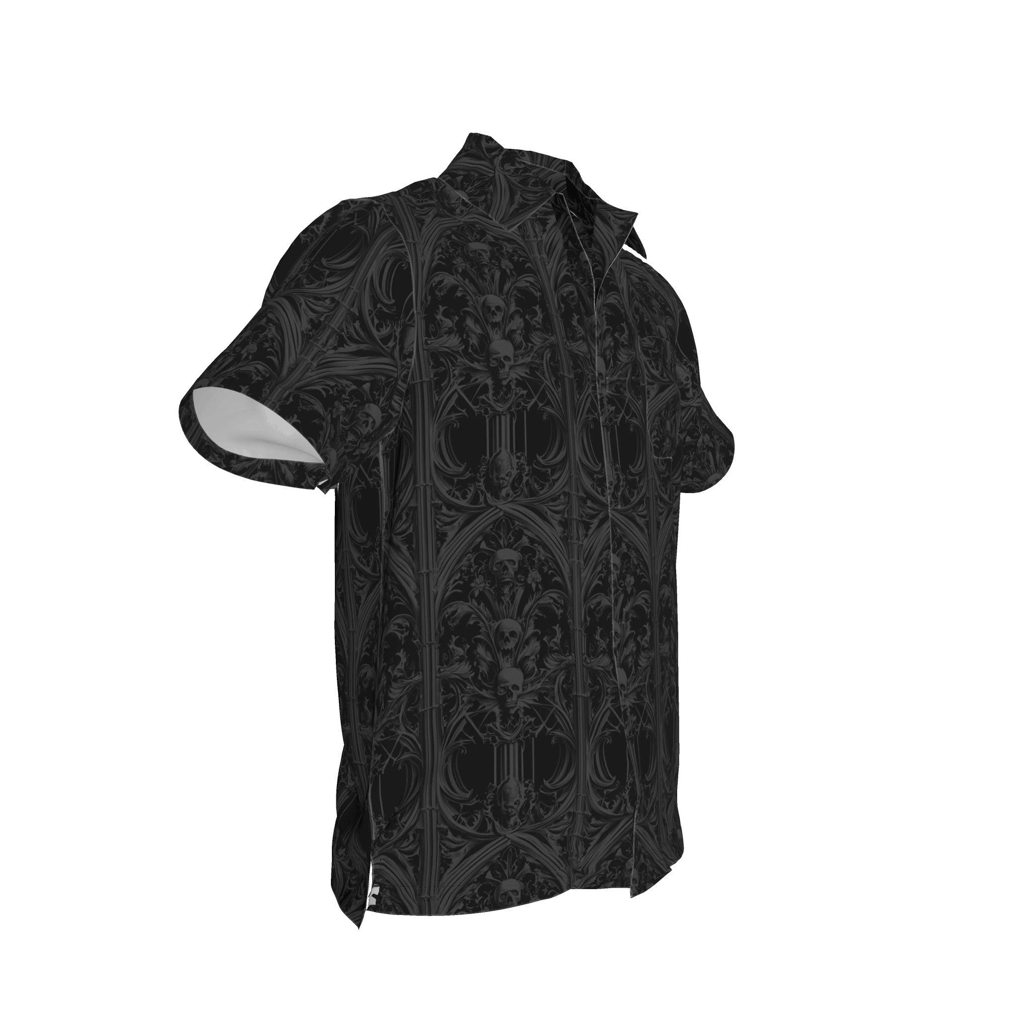 Dark Castle Button Down Shirt - Angel's House of Design Co.