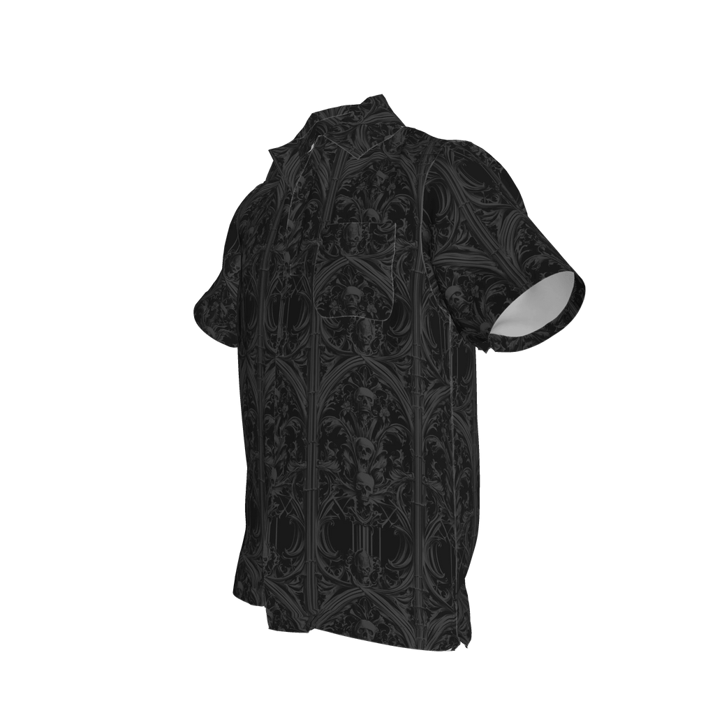 Dark Castle Button Down Shirt - Angel's House of Design Co.