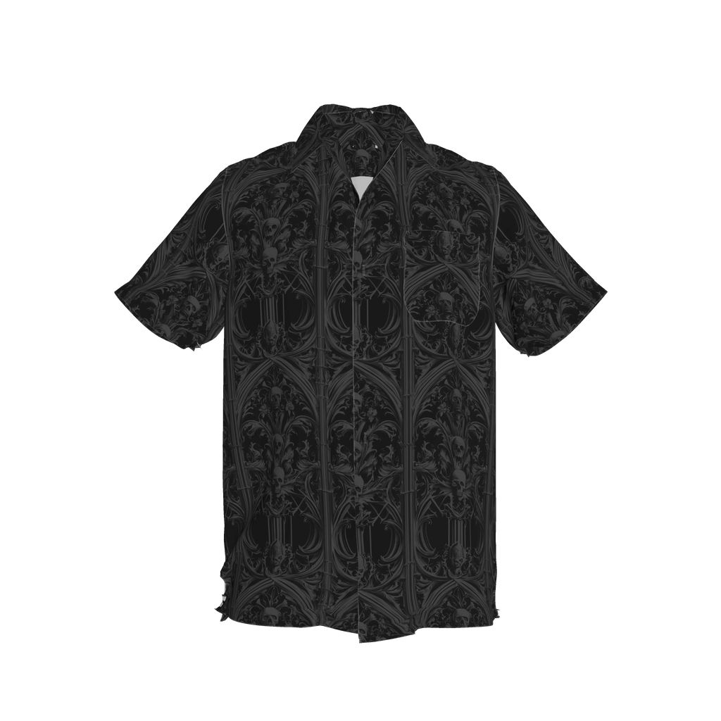 Dark Castle Button Down Shirt - Angel's House of Design Co.