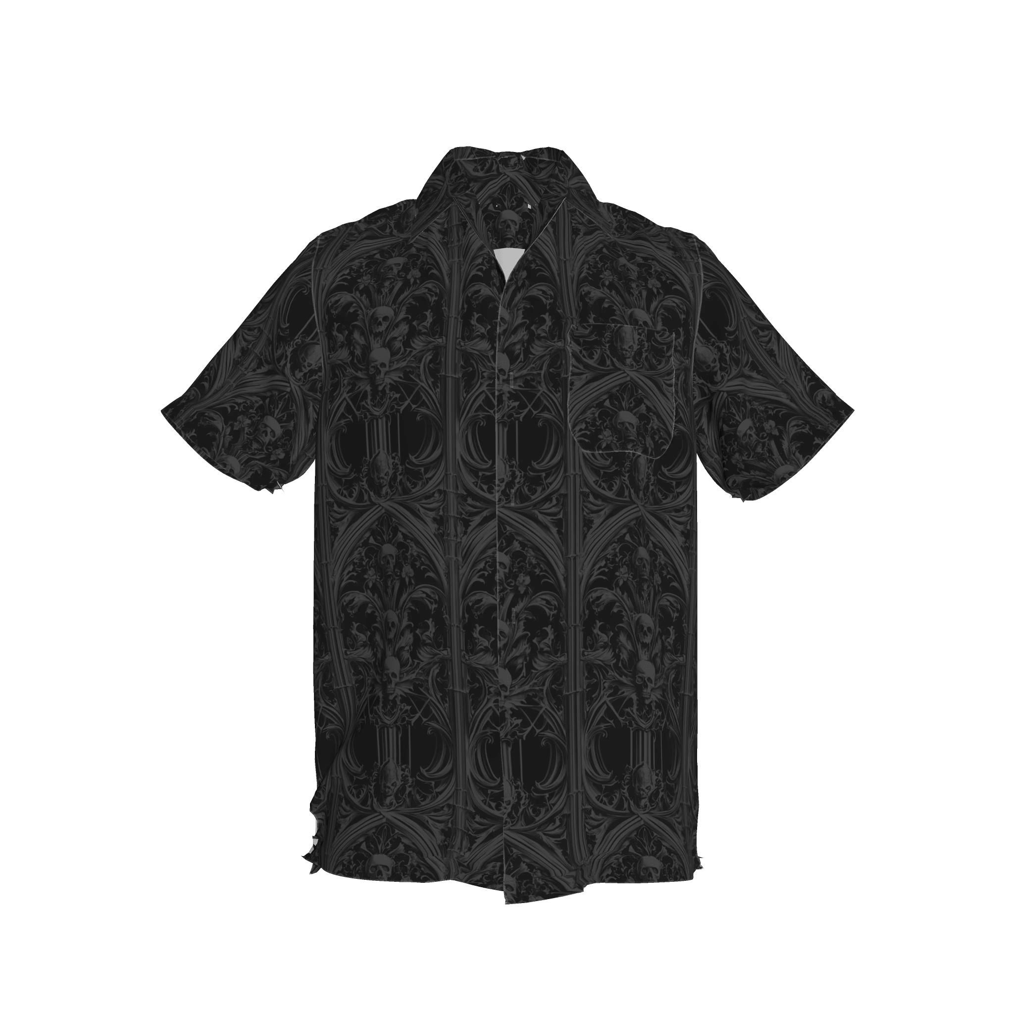 Dark Castle Button Down Shirt - Angel's House of Design Co.