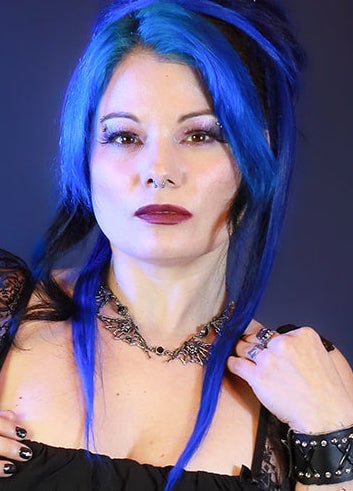 Dark Web Collar By Martha Rotten - Angel's House of Design Co.