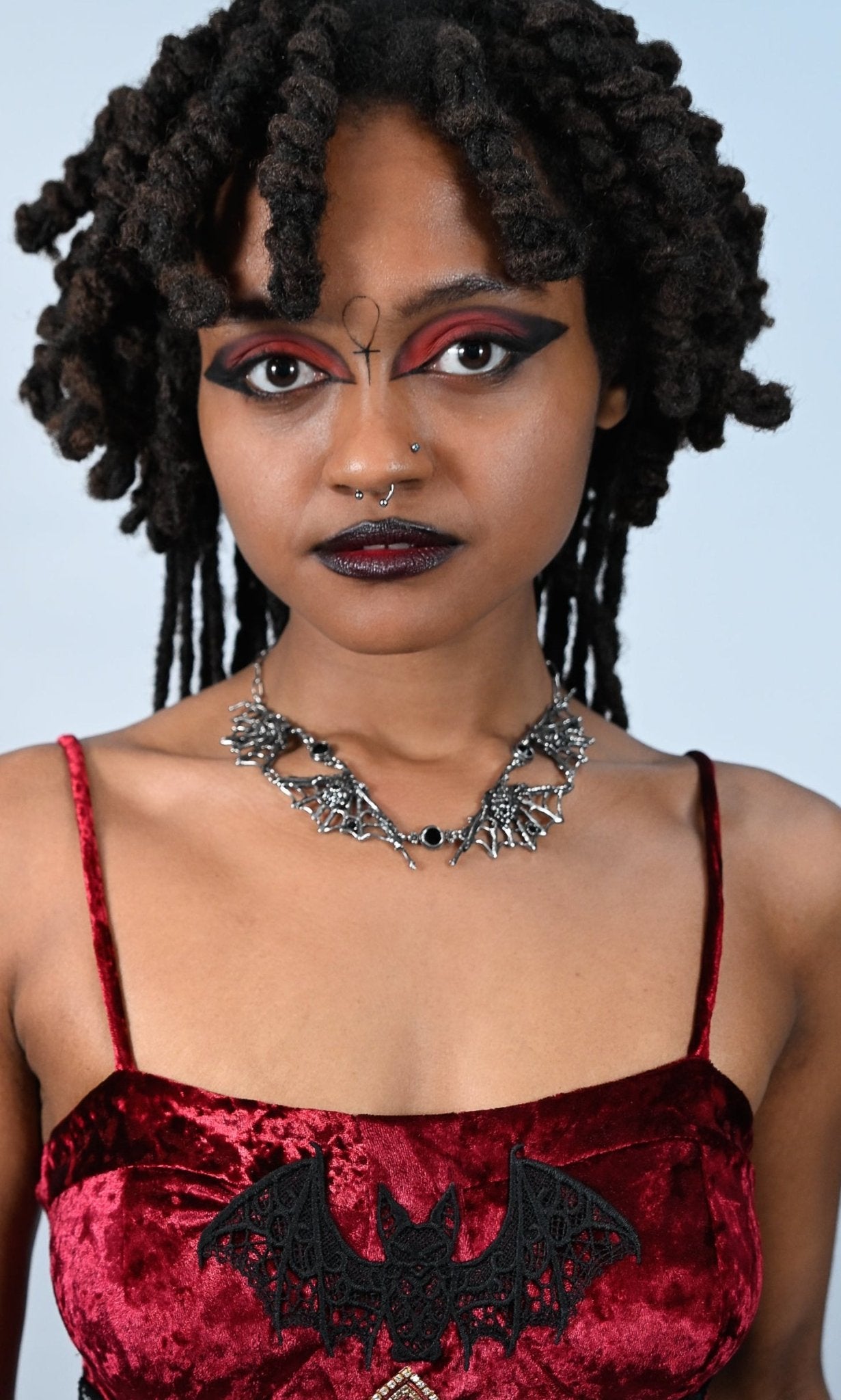 Dark Web Collar By Martha Rotten - Angel's House of Design Co.