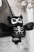 Skelehoot Owl Plush Keychain