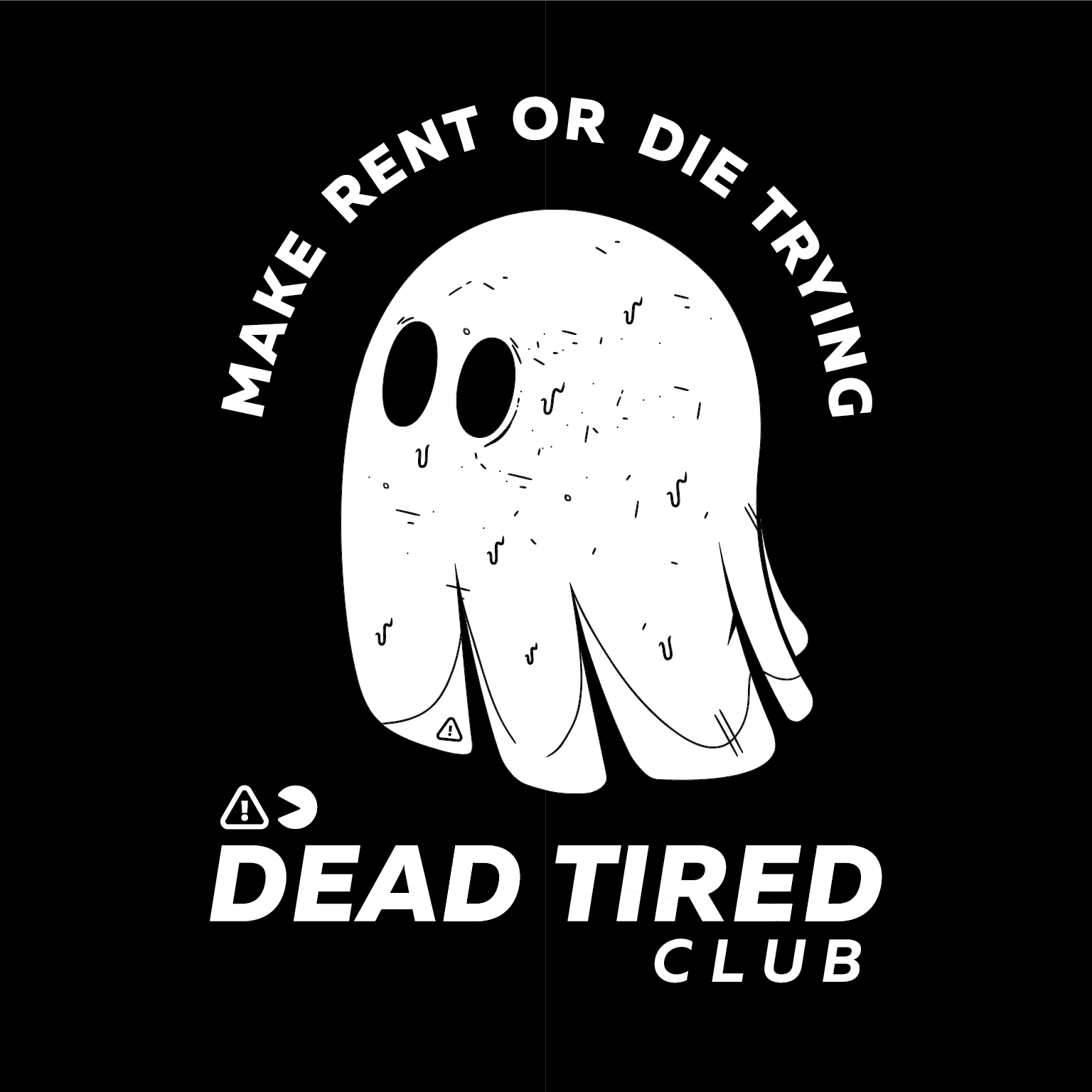 Dead Tired Crew Socks - Angel's House of Design Co.