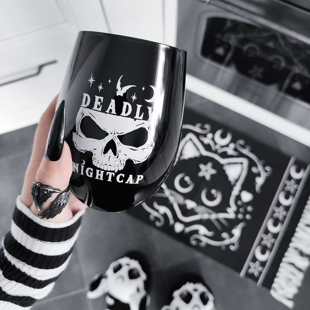 Deadly Nightcap Stemless Glass - Angel's House of Design Co.