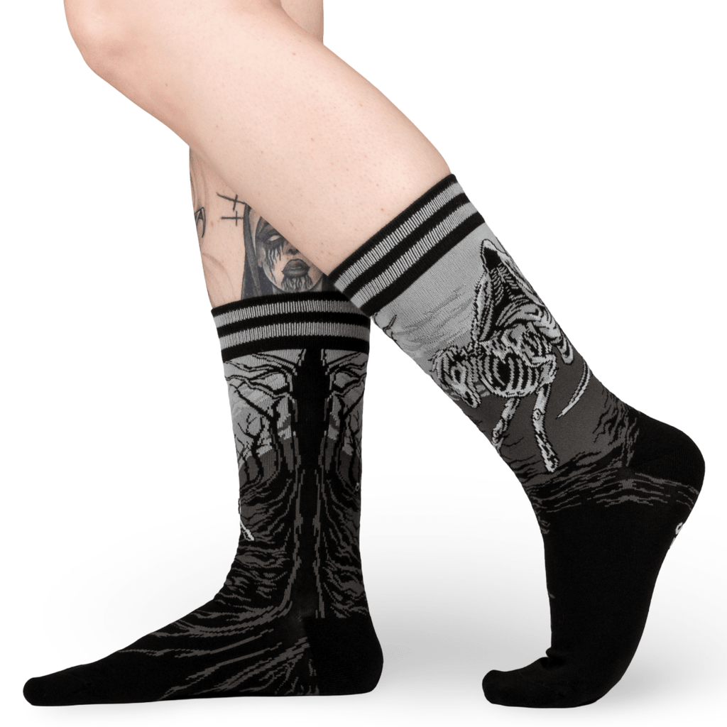Death on a Pale Horse Crew Socks - Angel's House of Design Co.