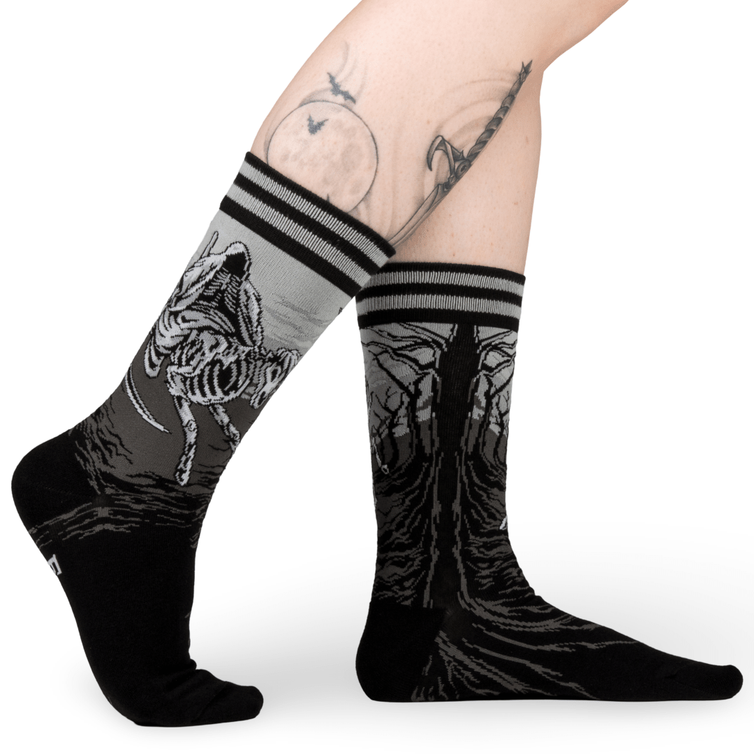 Death on a Pale Horse Crew Socks - Angel's House of Design Co.
