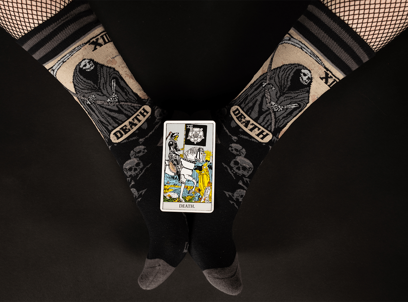 Death Tarot Card Socks - Angel's House of Design Co.