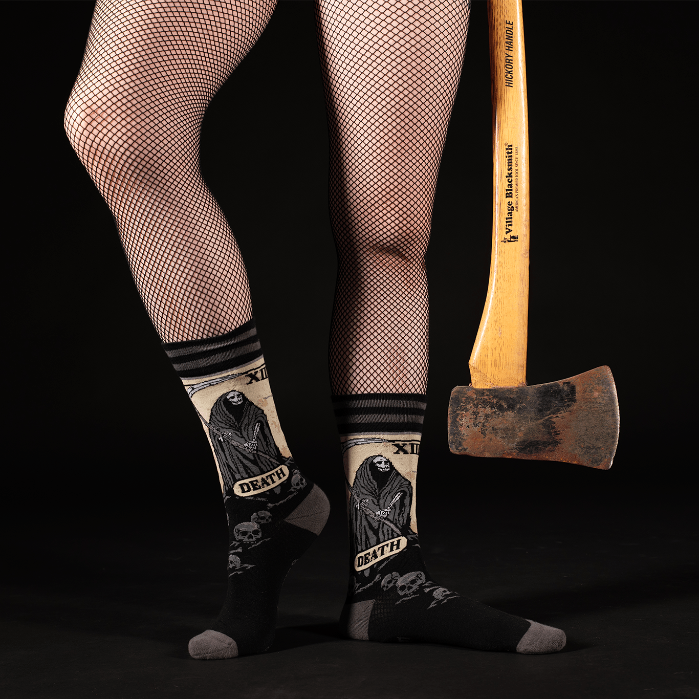 Death Tarot Card Socks - Angel's House of Design Co.