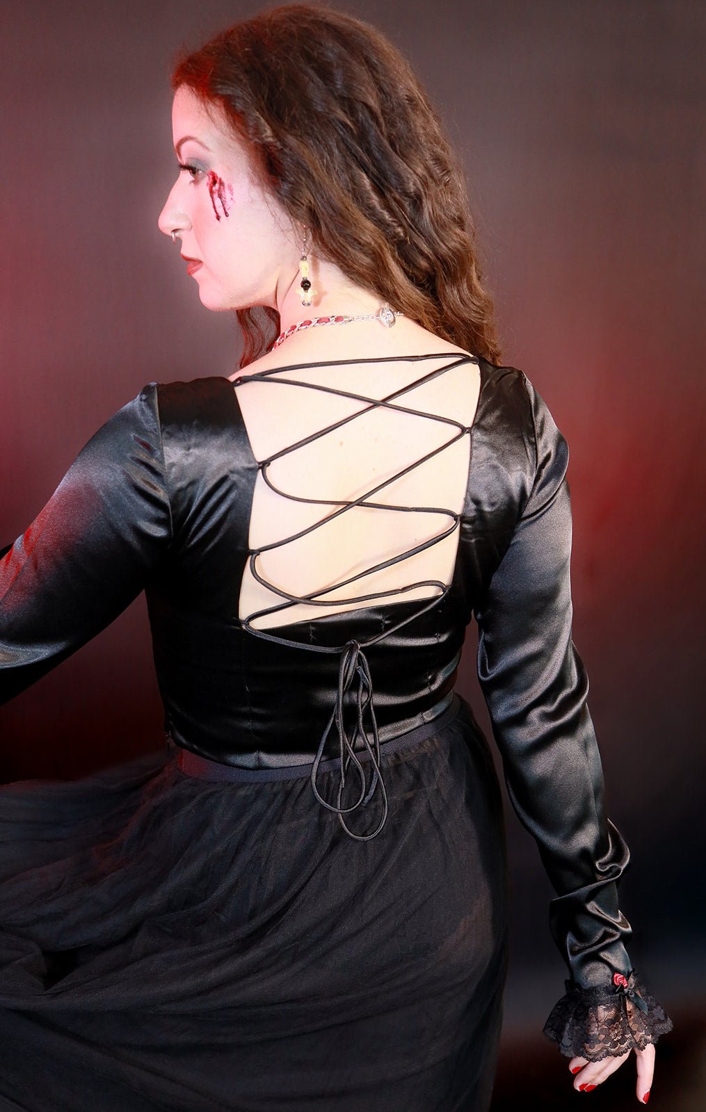 Death’s First Kiss Blouse - Angel's House of Design Co.