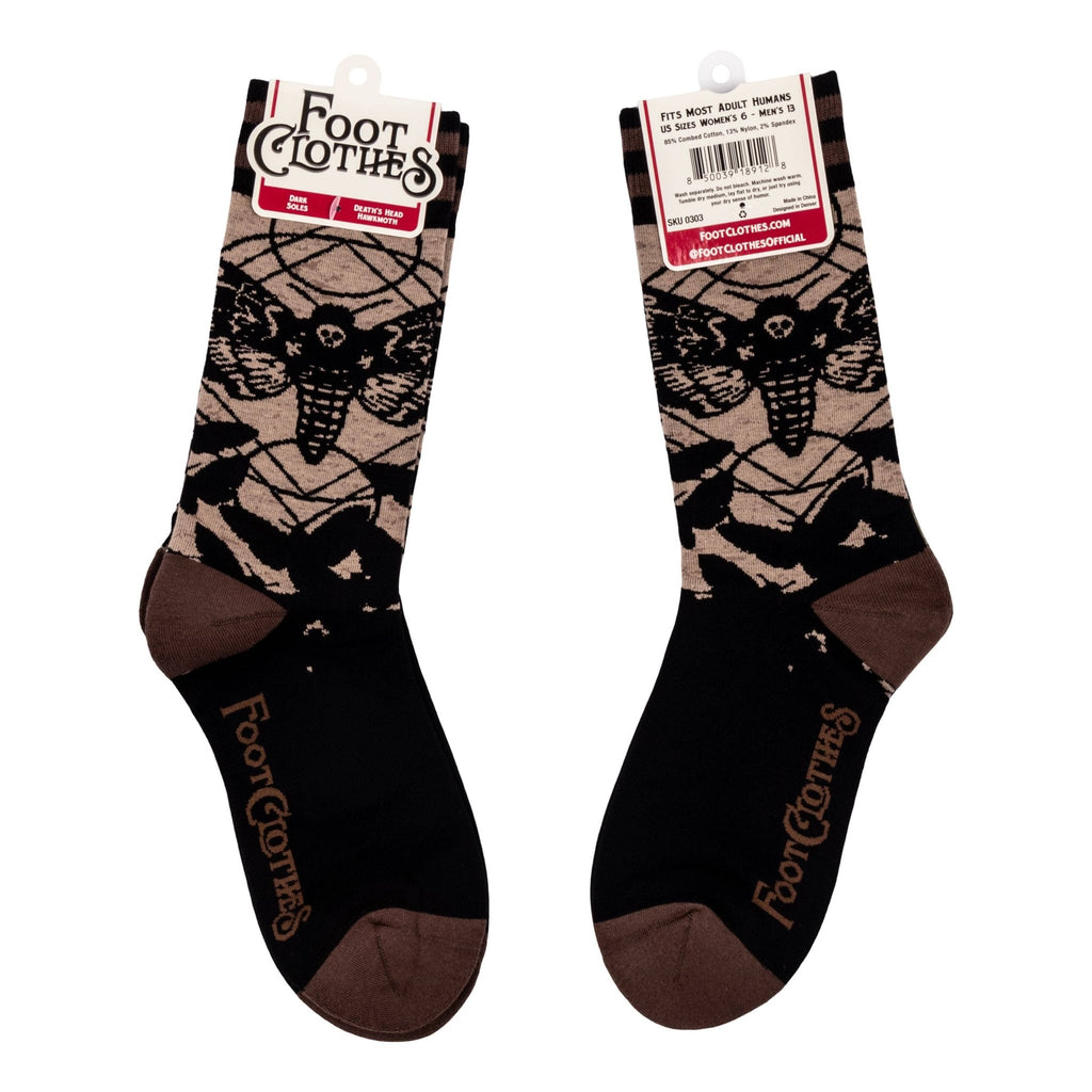 Death's Head Hawkmoth Socks - Angel's House of Design Co.