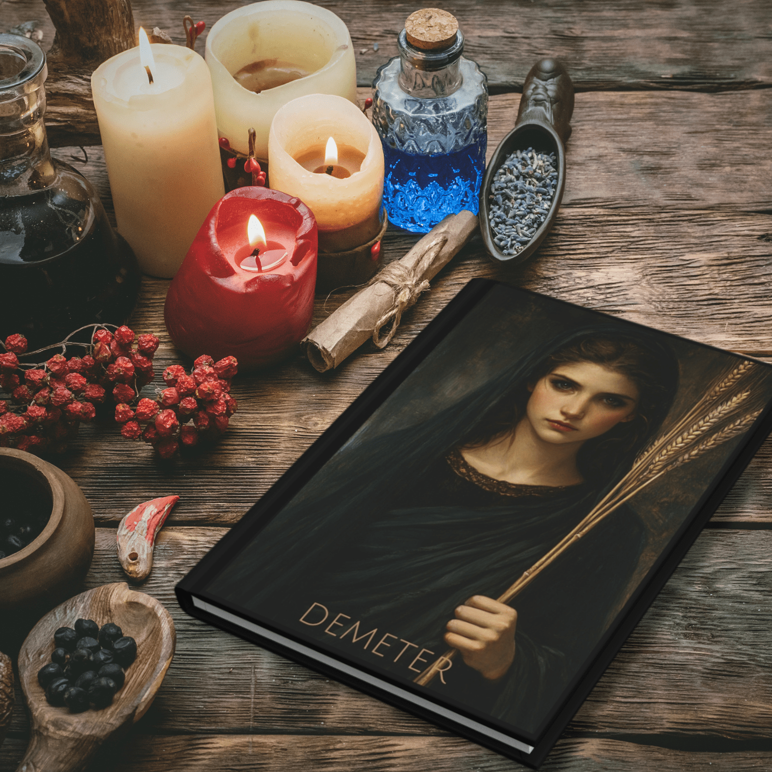 Demeter Goddess Hardcover Journal - Angel's House of Design Co.