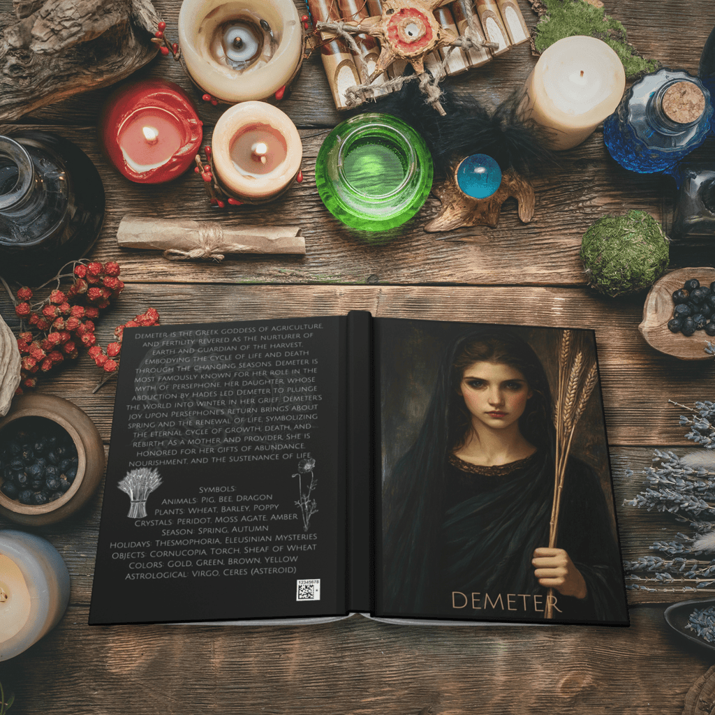 Demeter Goddess Hardcover Journal - Angel's House of Design Co.