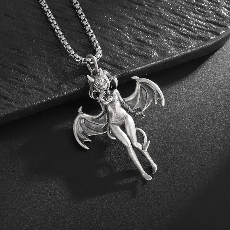 Devil Girl Necklace - Angel's House of Design Co.