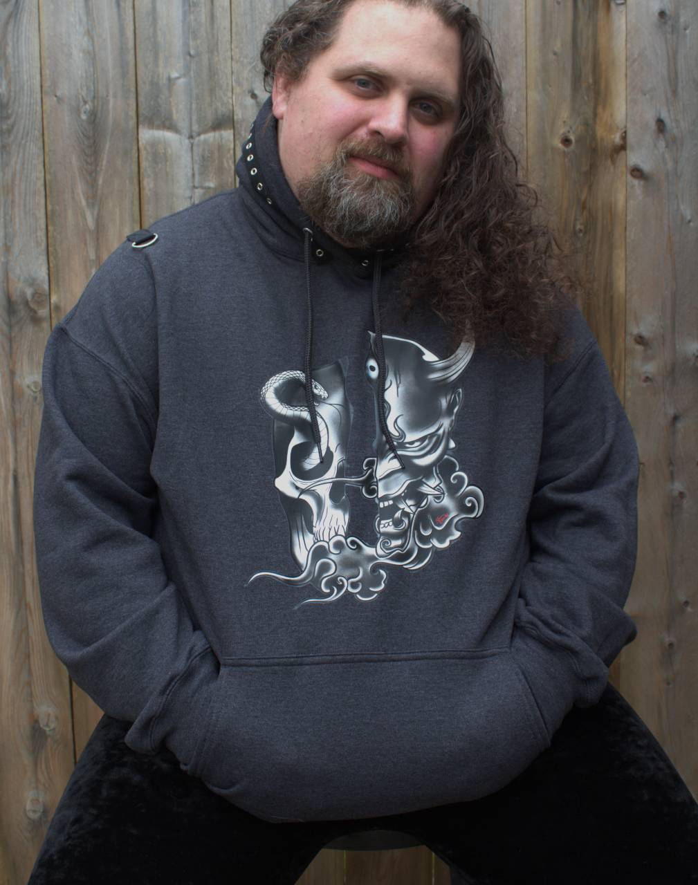 Devil Skull Hoodie - Angel's House of Design Co.