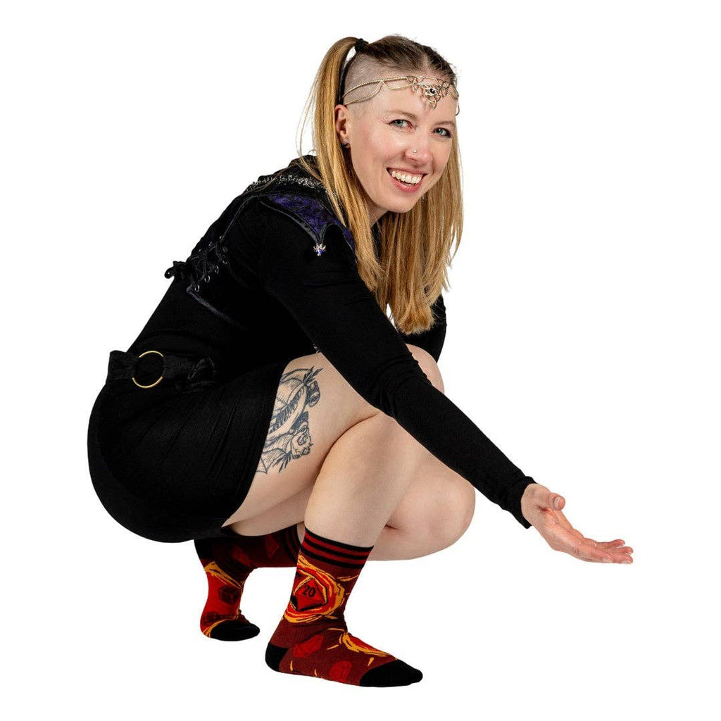 Dice of Destiny Crew Socks - Angel's House of Design Co.