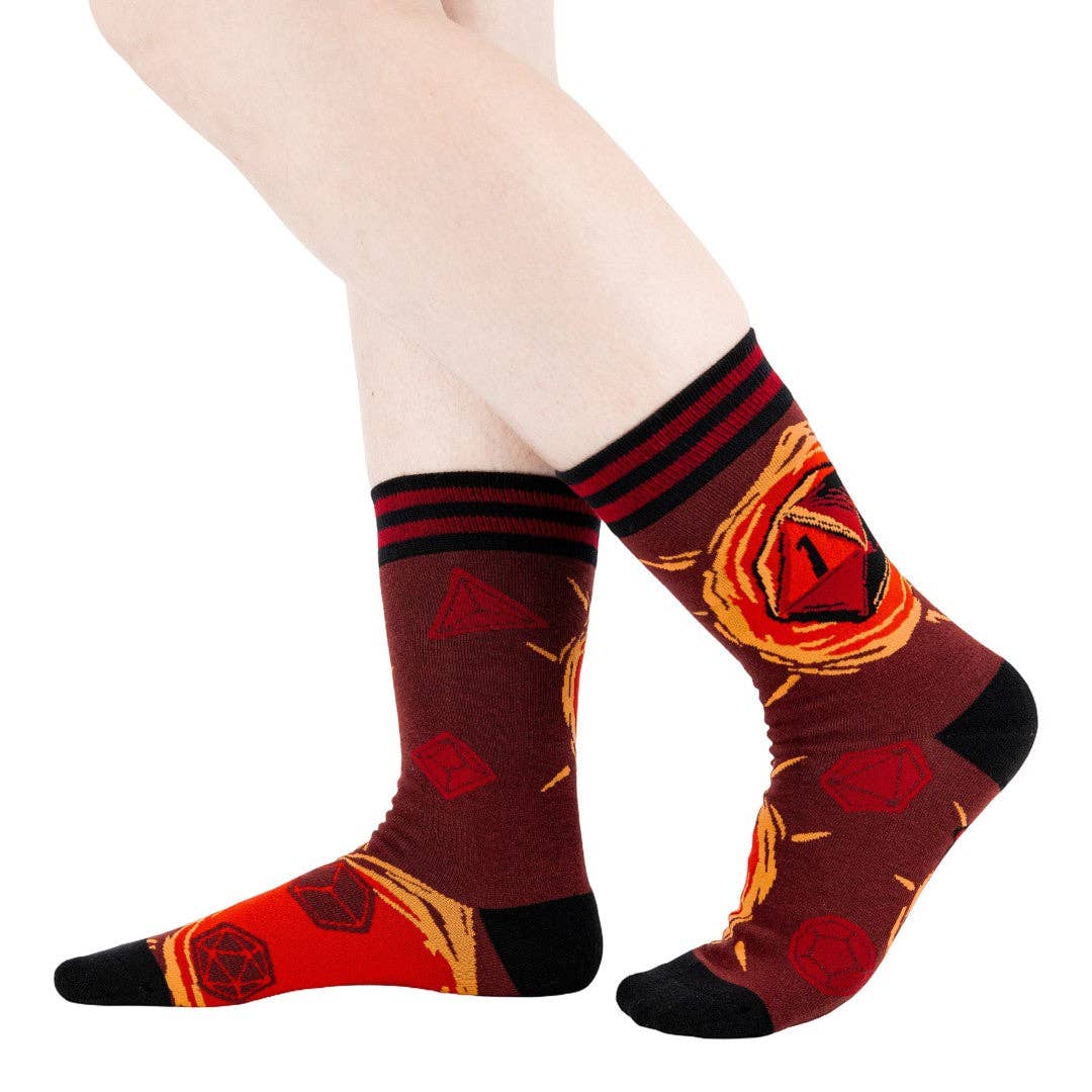 Dice of Destiny Crew Socks - Angel's House of Design Co.