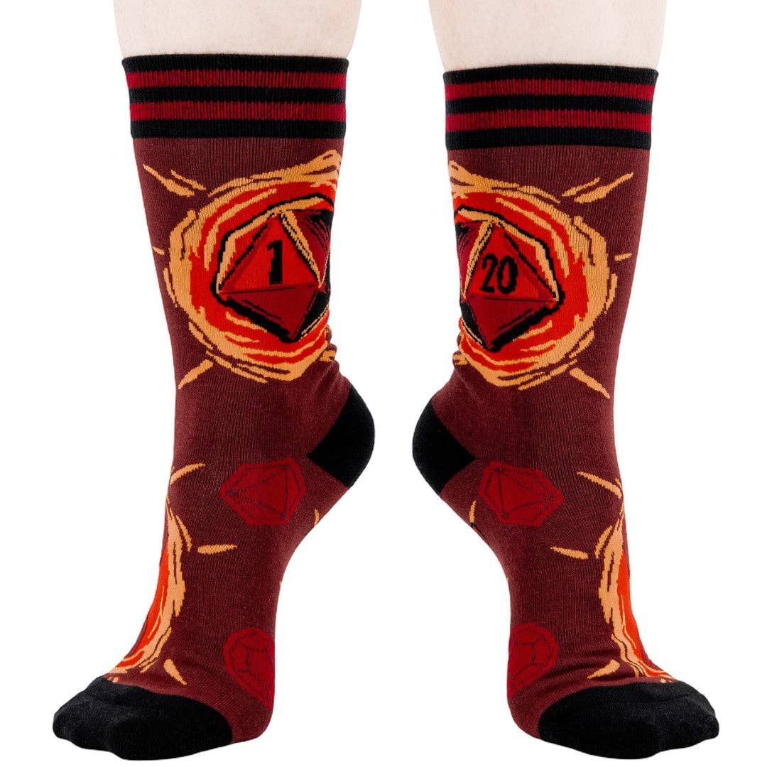 Dice of Destiny Crew Socks - Angel's House of Design Co.