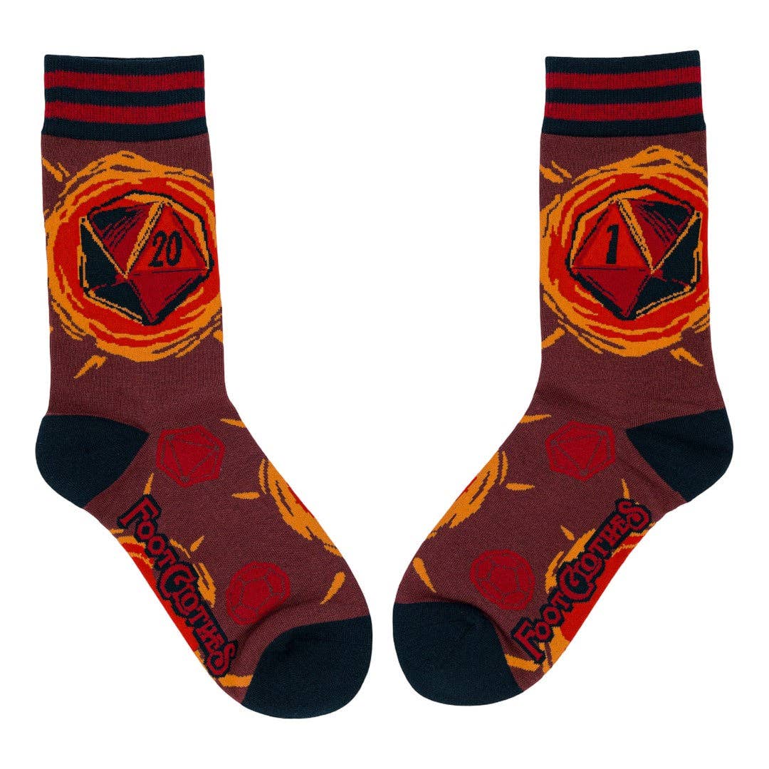 Dice of Destiny Crew Socks - Angel's House of Design Co.