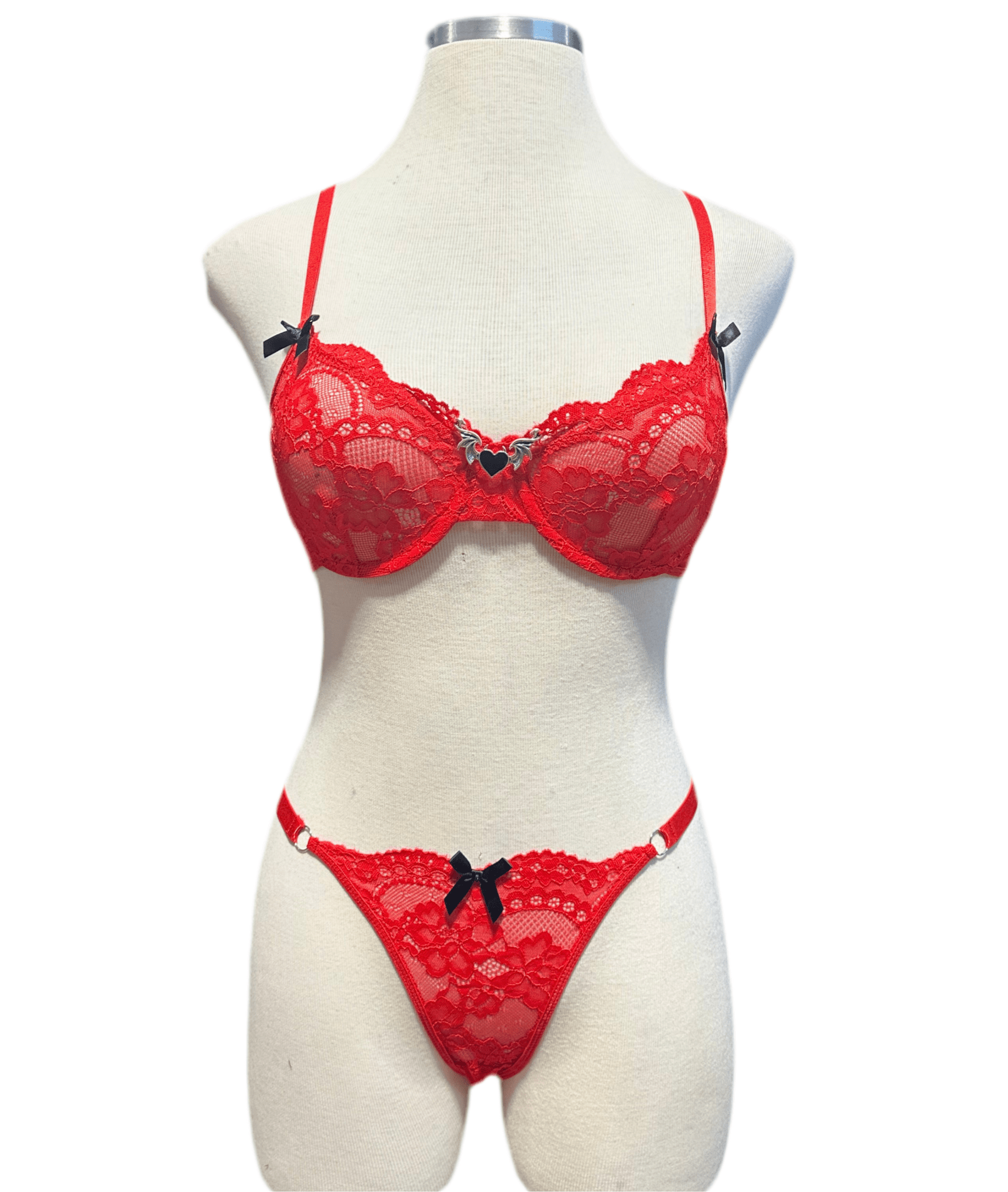 Divine Temptation Bra and Panty Set - Angel's House of Design Co.