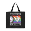 Don't Be a Dick All Over Print Canvas Tote Bag PRIDE 2025 - Angel's House of Design Co.