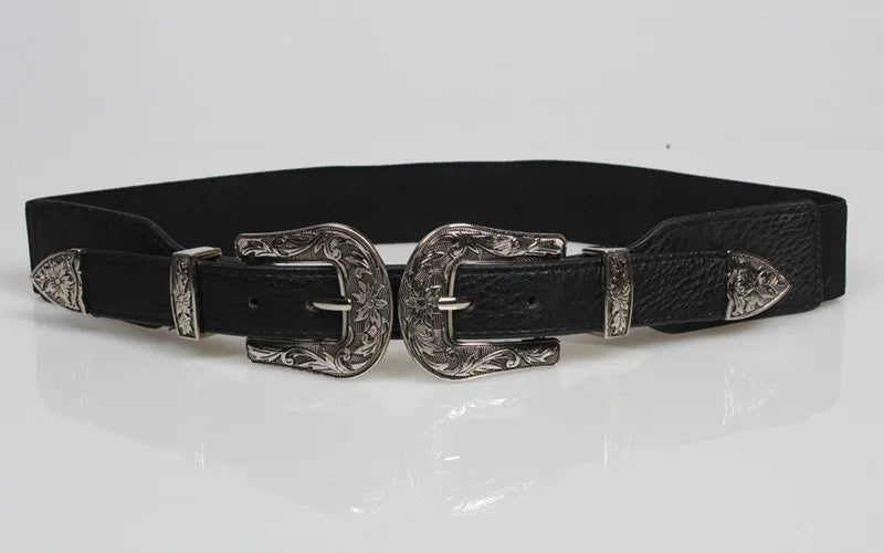 Double Headed Elastic Waist Belt - Angel's House of Design Co.